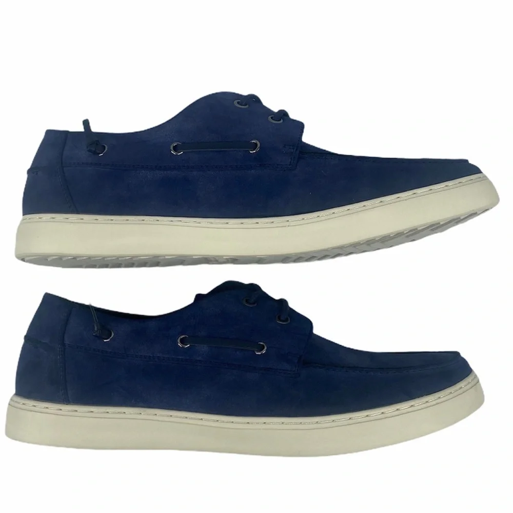 Kenneth Cole Reaction Navy Indy Boat Shoes
